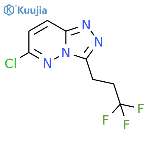 6-chloro-3-(3,3,3-trifluoropropyl)-[1,2,4]triazolo[4,3-b]pyridazine structure