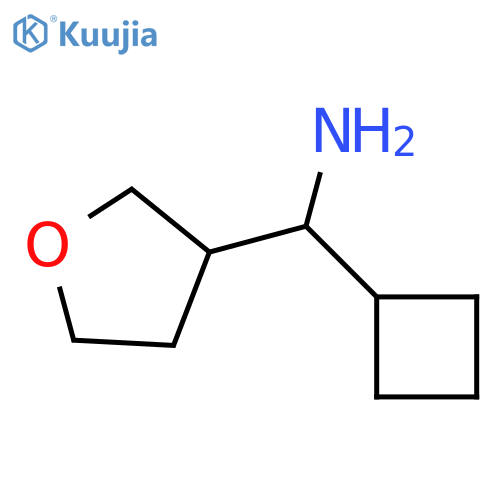 cyclobutyl(oxolan-3-yl)methanamine structure