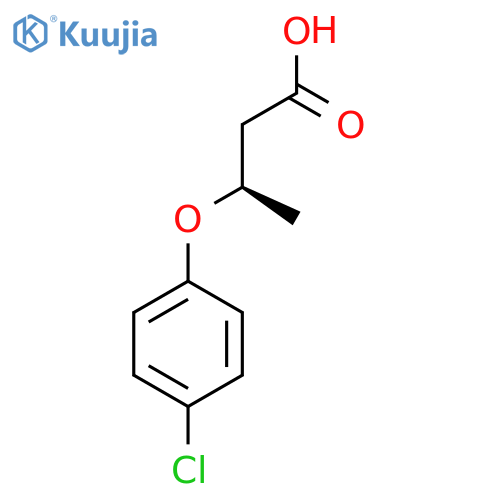 (R)-3-(4-Chlorophenoxy)butanoic acid structure