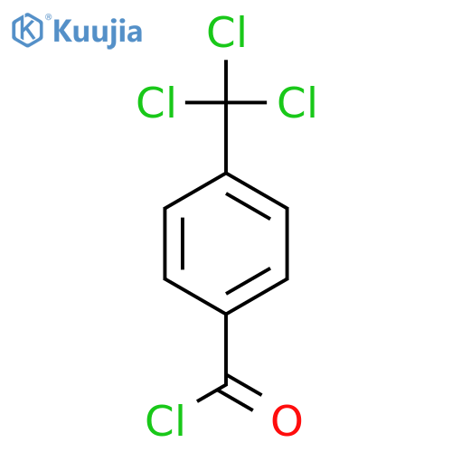 p-(Trichloromethyl)benzoyl Chloride structure