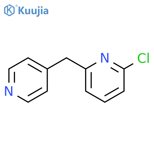 2-chloro-6-(pyridin-4-yl)methylpyridine structure