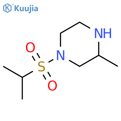 3-Methyl-1-(propane-2-sulfonyl)piperazine structure