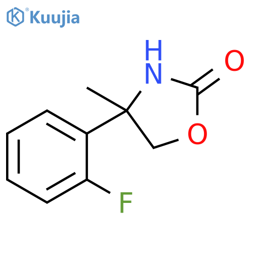 2-Oxazolidinone, 4-(2-fluorophenyl)-4-methyl- structure