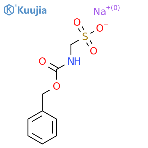 Sodium {[(benzyloxy)carbonyl]amino}methanesulfonate structure