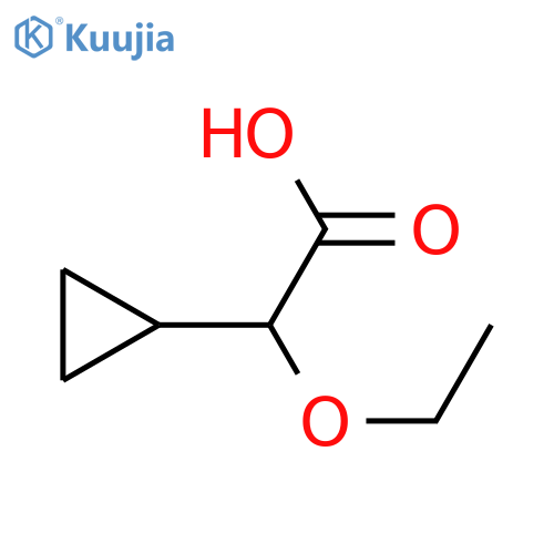 2-cyclopropyl-2-ethoxyacetic acid structure
