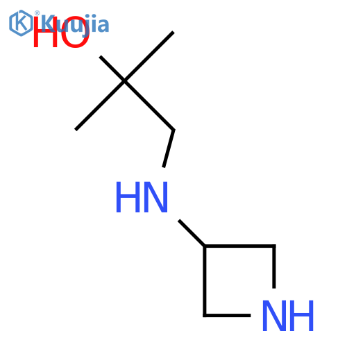 1-(azetidin-3-yl)amino-2-methylpropan-2-ol structure