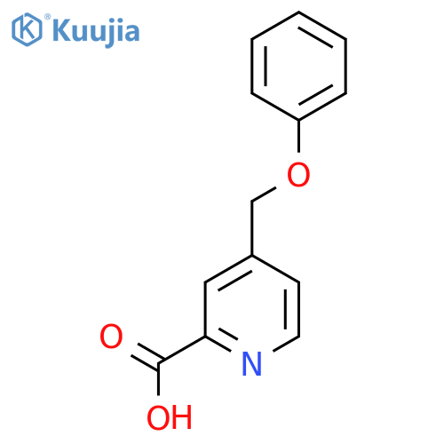4-(Phenoxymethyl)pyridine-2-carboxylic acid structure