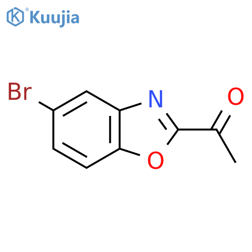 1-(5-Bromobenzo[d]oxazol-2-yl)ethanone structure