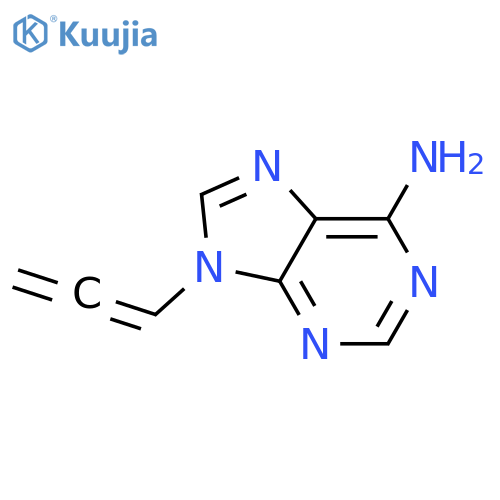 9-propa-1,2-dienyl-9h-purin-6-amine (en)9h-purin-6-amine, 9-(1,2-propadienyl)- (en) structure