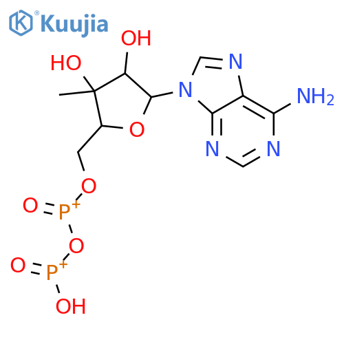 Adenosine5'-(trihydrogen diphosphate), 3'-C-methyl- (9CI) structure
