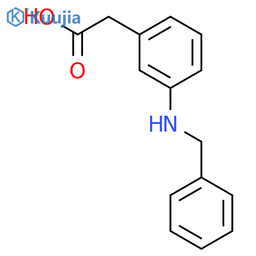 N-benzyl-3-carboxymethylaniline structure