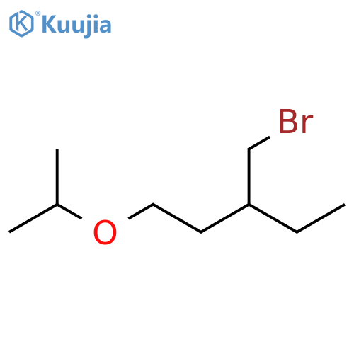 Pentane, 3-(bromomethyl)-1-(1-methylethoxy)- structure