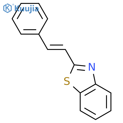 Benzothiazole,2-(2-phenylethenyl)- structure