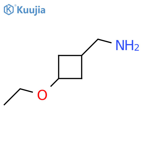 (3-ethoxycyclobutyl)methanamine structure