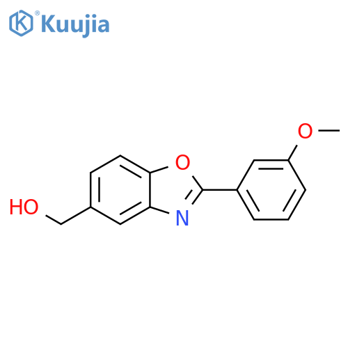 [2-(3-Methoxy-phenyl)-benzooxazol-5-yl]-methanol structure