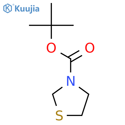 Tert-Butyl thiazolidine-3-carboxylate structure