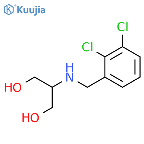 2-{(2,3-dichlorophenyl)methylamino}propane-1,3-diol structure