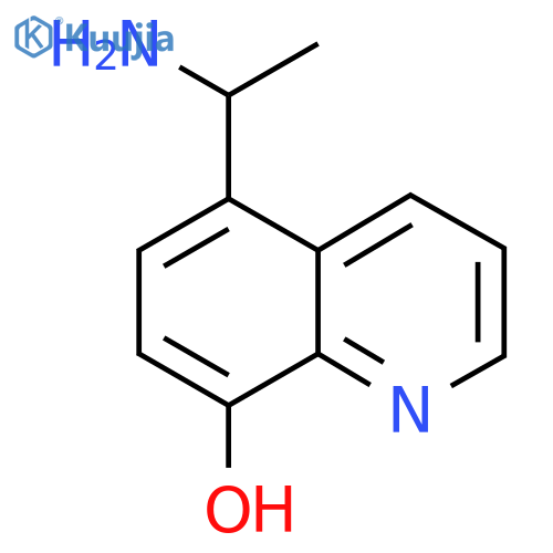 5-(1-Aminoethyl)quinolin-8-ol structure