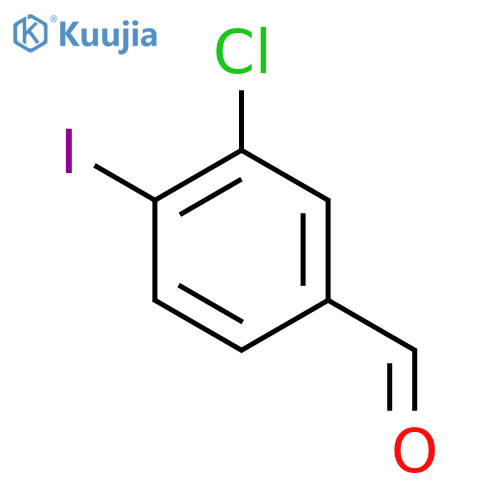 Benzaldehyde, 3-chloro-4-iodo- structure