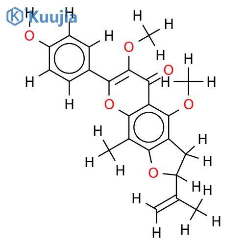 3,5-Di-Me ether-8-C-Methylvellokaempferol structure