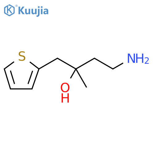 2-Thiopheneethanol, α-(2-aminoethyl)-α-methyl- structure