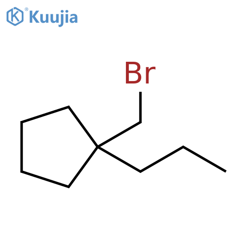 Cyclopentane, 1-(bromomethyl)-1-propyl- structure