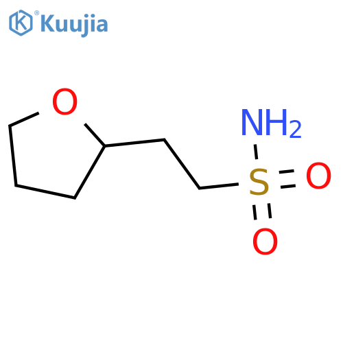 2-(Oxolan-2-yl)ethane-1-sulfonamide structure