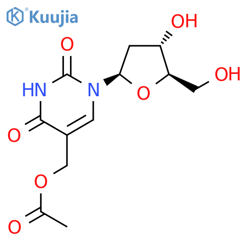 5-Acetoxymethyl-2'-deoxyuridine structure