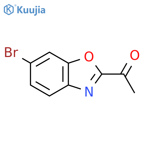 1-(6-Bromobenzo[d]oxazol-2-yl)ethanone structure