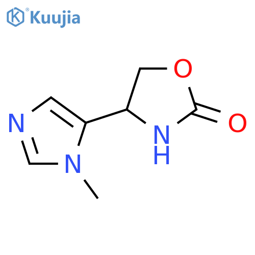 4-(1-methyl-1H-imidazol-5-yl)-1,3-oxazolidin-2-one structure