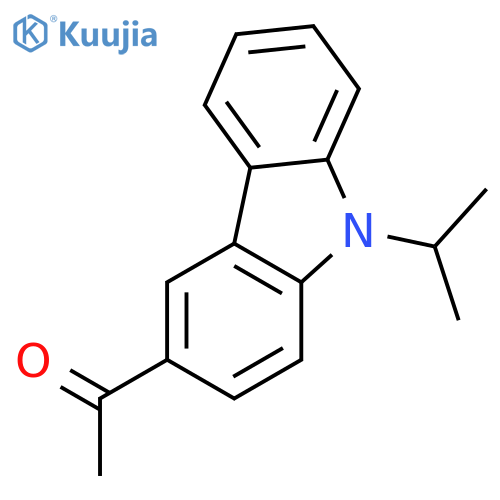 Ethanone, 1-[9-(1-methylethyl)-9H-carbazol-3-yl]- structure