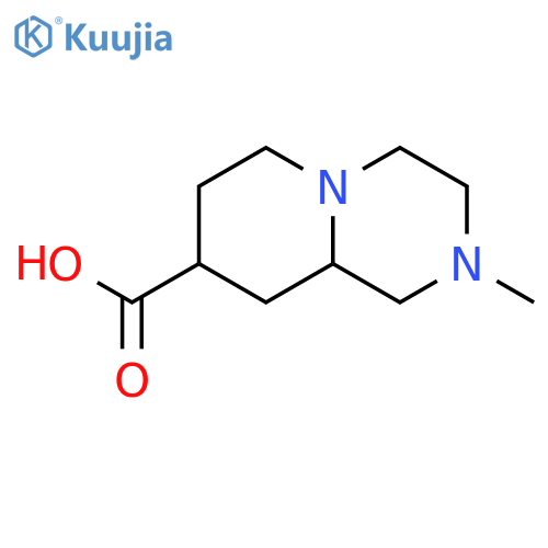2-methyl-1,3,4,6,7,8,9,9a-octahydropyrido[1,2-a]pyrazine-8-carboxylic acid structure