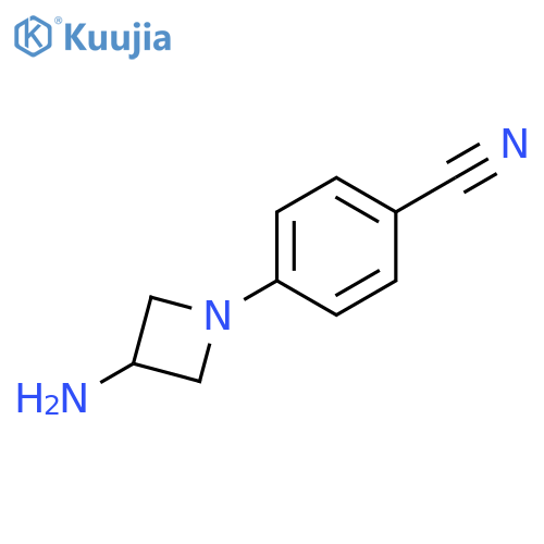 4-(3-aminoazetidin-1-yl)benzonitrile structure