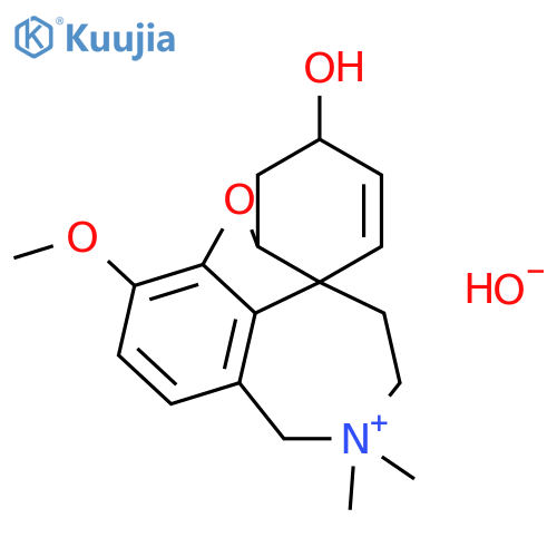 6H-Benzofuro[3a,3,2-ef][2]benzazepinium,4a,5,9,10,11,12-hexahydro-6-hydroxy-3-methoxy-11,11-dimethyl-, hydroxide (1:1),(4aS,6R,8aS)- structure