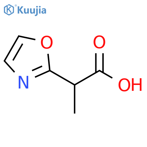 2-(1,3-oxazol-2-yl)propanoic acid structure