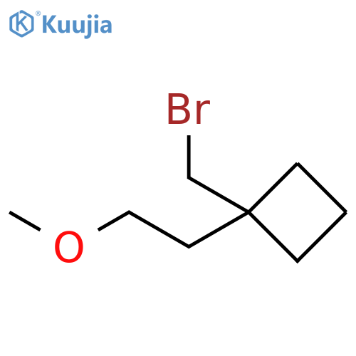 Cyclobutane, 1-(bromomethyl)-1-(2-methoxyethyl)- structure