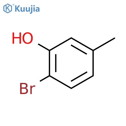 2-Bromo-5-methylphenol structure
