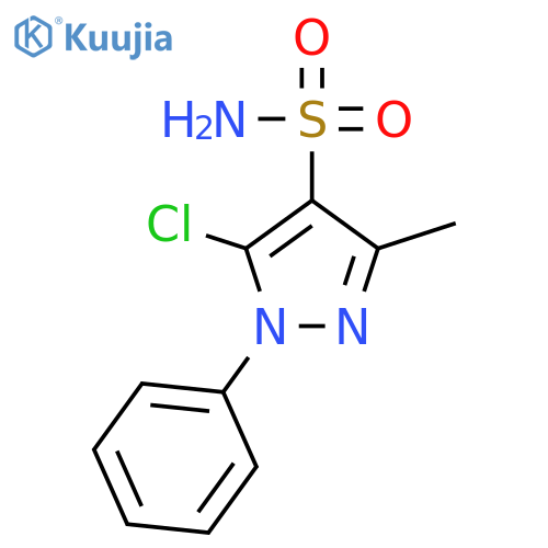 1H-Pyrazole-4-sulfonamide, 5-chloro-3-methyl-1-phenyl- structure