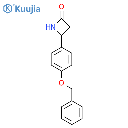 4-4-(benzyloxy)phenylazetidin-2-one structure