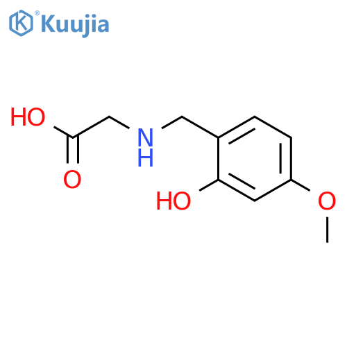 Glycine, N-[(2-hydroxy-4-methoxyphenyl)methyl]- structure