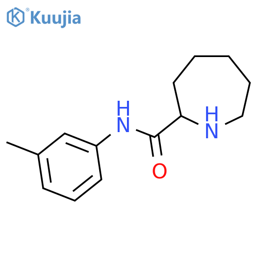 Azepane-2-carboxylic acid m-tolylamide structure