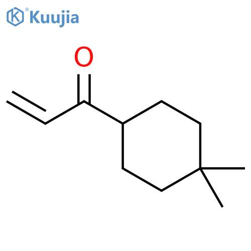 1-(4,4-dimethylcyclohexyl)prop-2-en-1-one structure