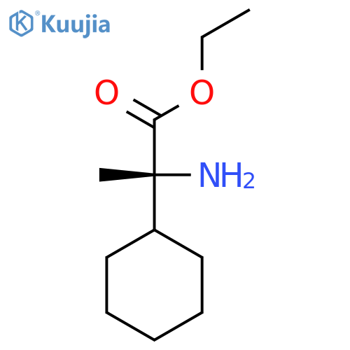 Ethyl (2R)-2-amino-2-cyclohexylpropanoate structure