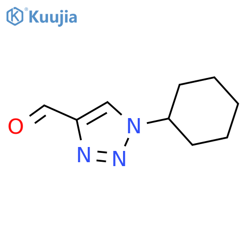 1-cyclohexyl-1H-1,2,3-triazole-4-carbaldehyde structure