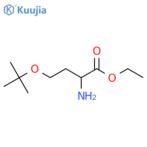 Ethyl 2-amino-4-(tert-butoxy)butanoate structure