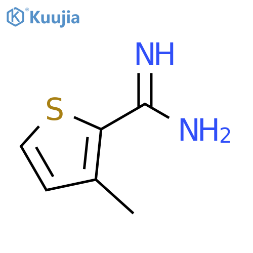 2-Thiophenecarboximidamide, 3-methyl- structure