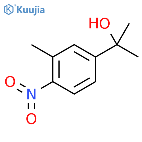2-(3-methyl-4-nitrophenyl)propan-2-ol structure
