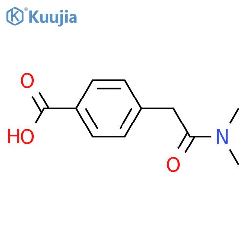 Benzoic acid, 4-[2-(dimethylamino)-2-oxoethyl]- structure