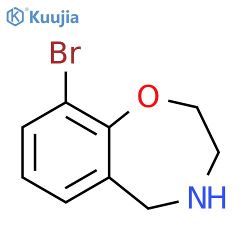 9-bromo-2,3,4,5-tetrahydro-1,4-benzoxazepine structure