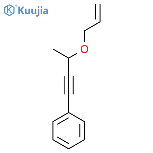 Benzene, [3-(2-propenyloxy)-1-butynyl]- structure
